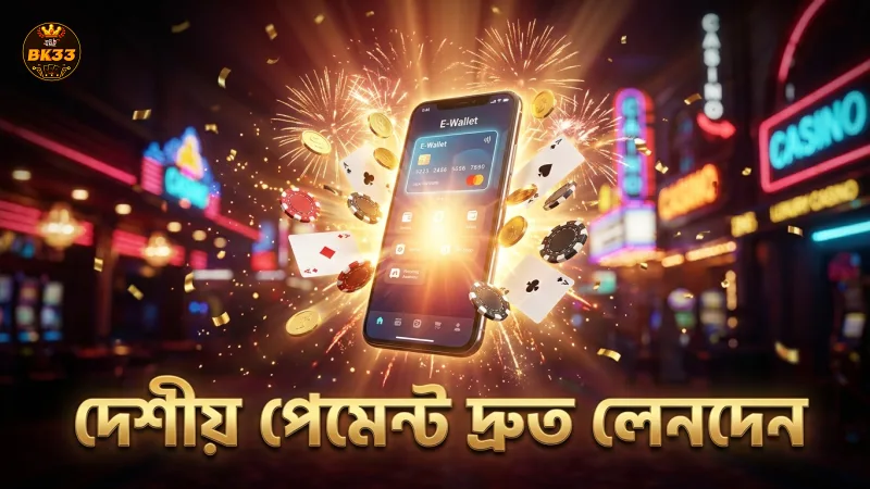 দেশীয় ই-ওয়ালেট ও ব্যাংক রেলস ব্যবহার করে দ্রুত লেনদেন