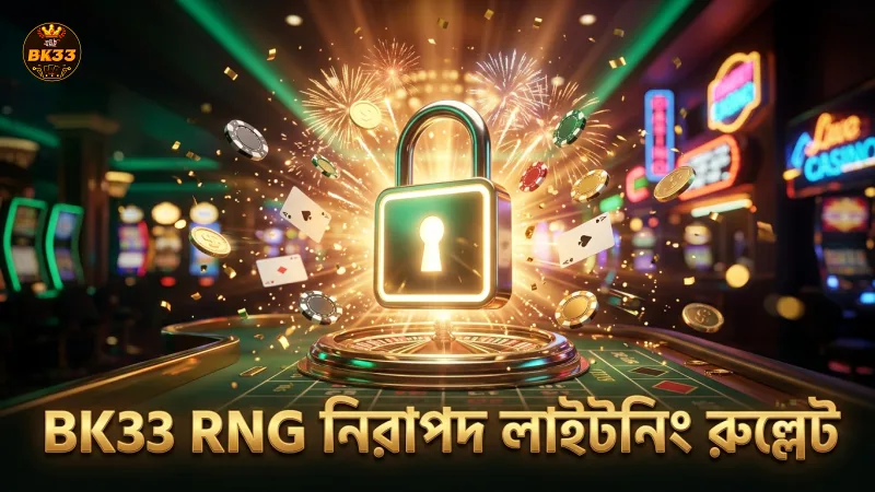BK33 প্ল্যাটফর্মে RNG সার্টিফাইড লাইটনিং রুল্লেট নিরাপদ।