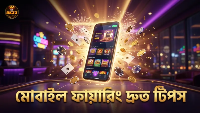 মোবাইল থেকে দ্রুত ফায়ারিং স্ট্র্যাটেজি ব্যবহার করুন সুবিধাজনকভাবে