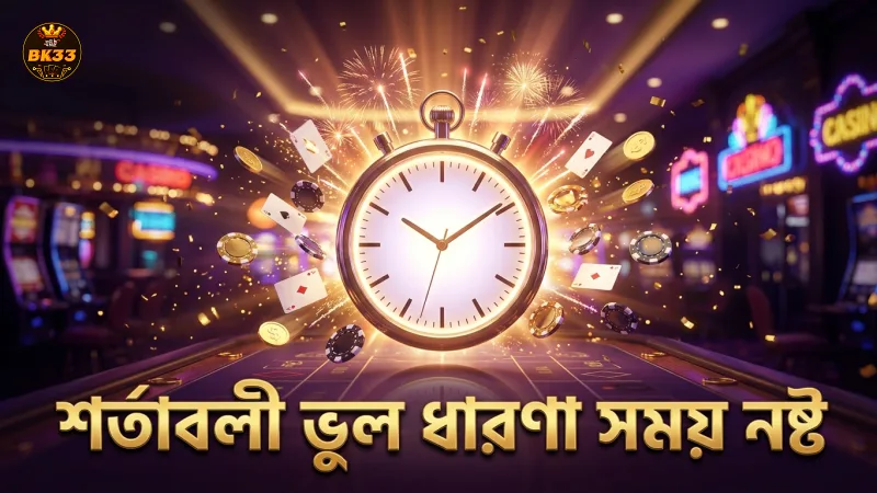 শর্তাবলী সম্পর্কে ভুল ধারণা থেকে সময় নষ্ট হয়।