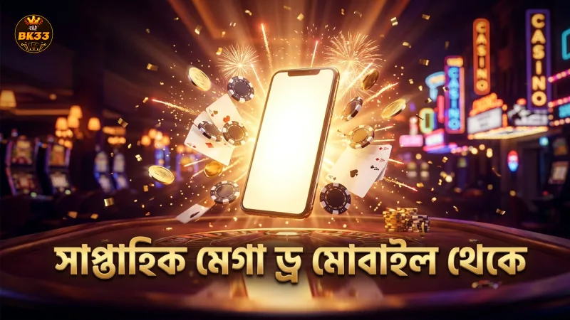 সাপ্তাহিক মেগা ড্র-এর মোবাইল অংশগ্রহণ সহজ ও দ্রুত।